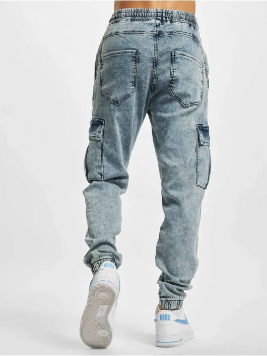 Herren Cargohose Premium In Blau 2 Herren Cargohose Premium In Blau – Bild 2