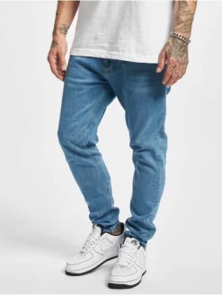Herren Slim Fit Jeans Yesil In Blau