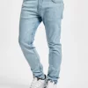 Herren Straight Fit Jeans Premium In Blau