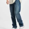 Herren Straight Fit Jeans Premium In Blau