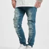 Herren Slim Fit Jeans Elkin In Blau