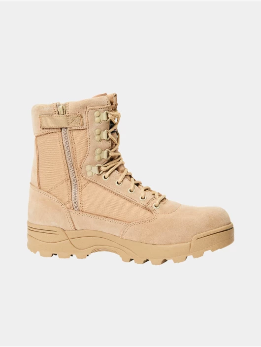 Brandit Boots Zipper Tactical In Beige 1 Brandit Boots Zipper Tactical In Beige