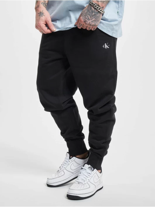Calvin Klein Herren Jogginghose Micro Monologo In Schwarz 1 Calvin Klein Herren Jogginghose Micro Monologo In Schwarz