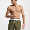 Calvin Klein Herren Shorts Underwear Medium Double In Olive