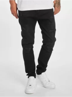 DEF Herren Slim Fit Jeans Burundi In Schwarz