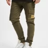 Denim Project Herren Cargohose Patch In Grün