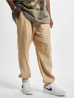 Denim Project Herren Jogginghose Linen Sweat In Beige