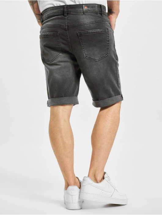 Denim Project Herren Shorts Mr Orange Destroy In Grau 2 Denim Project Herren Shorts Mr Orange Destroy In Grau – Bild 2