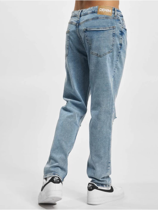 Denim Project Herren Straight Fit Jeans Dprecycled Destroy Straight Fit In Blau 2 Denim Project Herren Straight Fit Jeans Dprecycled Destroy Straight Fit In Blau – Bild 2