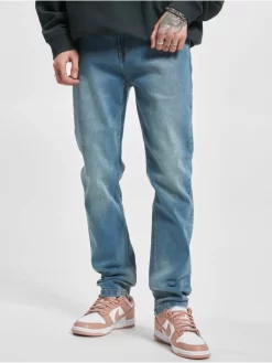 Denim Project Herren Straight Fit Jeans Dpreg. In Blau