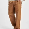 Herren Chino Canvas In Braun