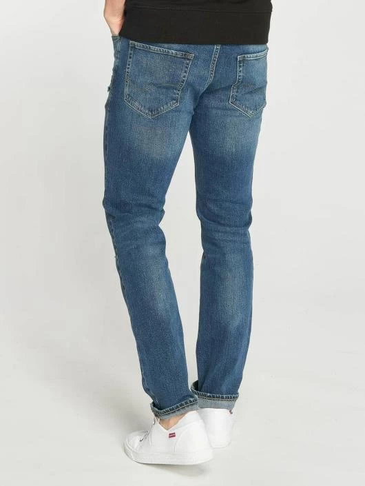 Jack & Jones Herren Straight Fit Jeans JjiTim In Blau 1 Jack & Jones Herren Straight Fit Jeans JjiTim In Blau