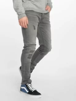 Only & Sons Herren Slim Fit Jeans OnsSpun In Grau