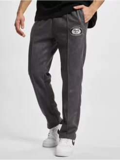 Pegador Herren Jogginghose Brenton Suede Wide In Grau