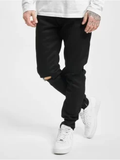 Pegador Herren Straight Fit Jeans Mitu In Schwarz