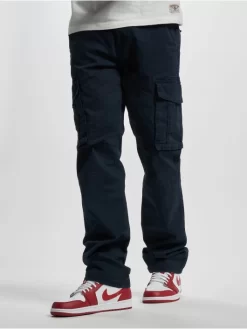 Petrol Industries Herren Cargohose Basic In Blau