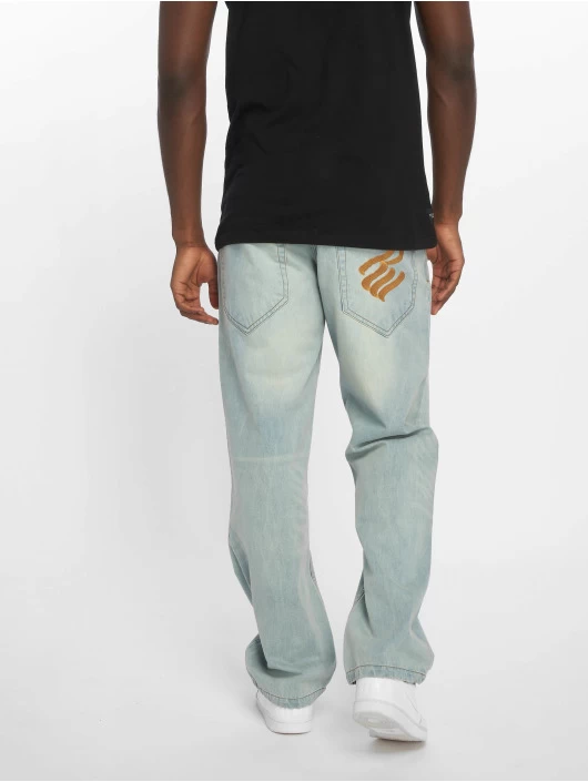 ROCAWEAR Herren Loose Fit Jeans WED In Blau 2 ROCAWEAR Herren Loose Fit Jeans WED In Blau – Bild 2