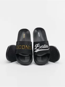 Sandalen Slides 3 In Schwarz