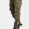 Herren Cargohose Loose Fit In Khaki