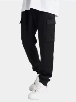 Herren Cargohose Exhibit Cuffed In Schwarz