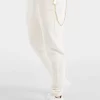 Herren Jogginghose Chain Panel Jogger In Weiß