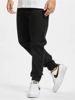Southpole Herren Chino Script Twill In Schwarz