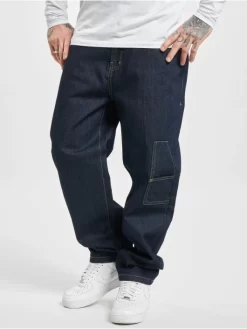 Southpole Herren Loose Fit Jeans Script In Indigo