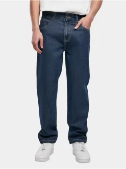 Southpole Herren Slim Fit Jeans Spray Logo Denim In Blau