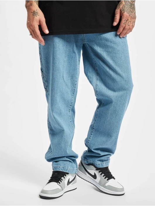 Southpole Herren Straight Fit Jeans Embroidery In Blau 1 Southpole Herren Straight Fit Jeans Embroidery In Blau