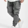 URBAN CLASSICS Herren Cargohose Cargo Jogging In Grau