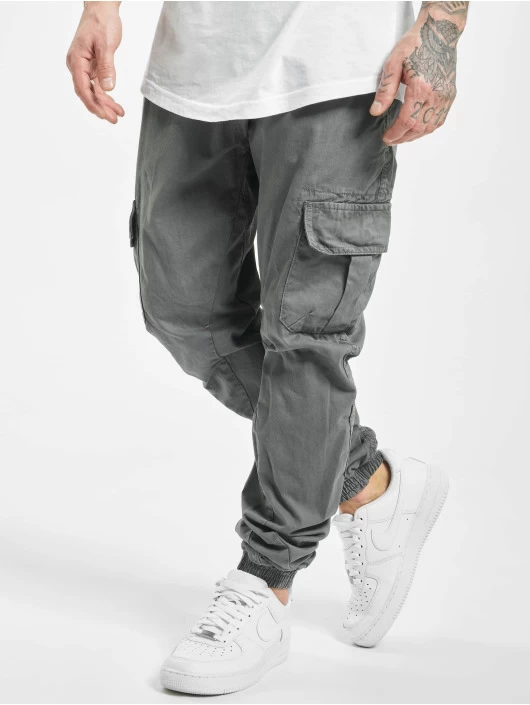 URBAN CLASSICS Herren Cargohose Cargo Jogging In Grau 1 URBAN CLASSICS Herren Cargohose Cargo Jogging In Grau