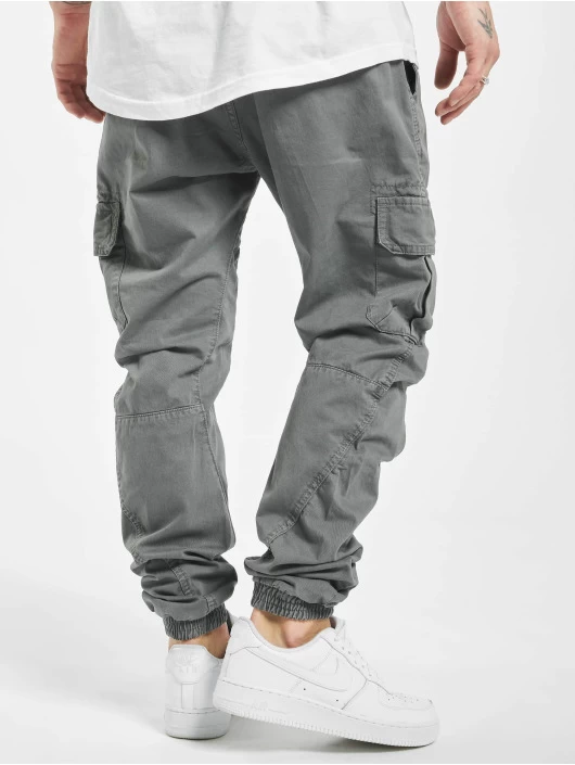 URBAN CLASSICS Herren Cargohose Cargo Jogging In Grau 2 URBAN CLASSICS Herren Cargohose Cargo Jogging In Grau – Bild 2