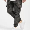 URBAN CLASSICS Herren Cargohose Camo In Grau