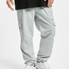 URBAN CLASSICS Herren Cargohose Adjustable Nylon In Grau