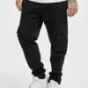 URBAN CLASSICS Herren Cargohose Tapered In Schwarz