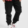 URBAN CLASSICS Herren Cargohose Military In Schwarz