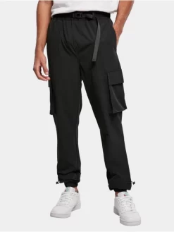 URBAN CLASSICS Herren Cargohose Adjustable In Schwarz
