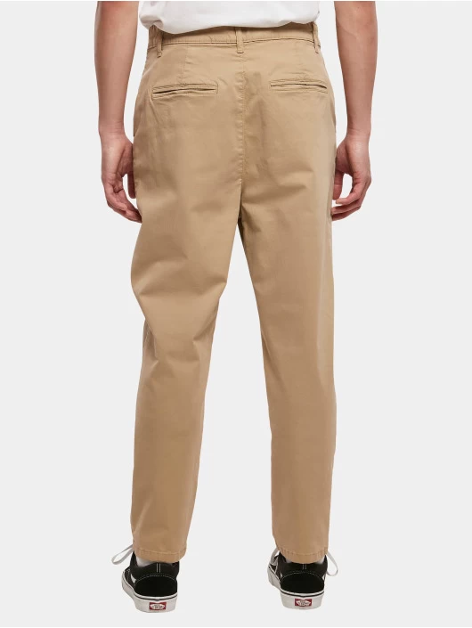 URBAN CLASSICS Herren Chino Cropped In Beige 2 URBAN CLASSICS Herren Chino Cropped In Beige – Bild 2