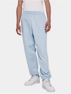 URBAN CLASSICS Herren Jogginghose Acid Wash In Blau