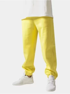 URBAN CLASSICS Herren Jogginghose Sweat In Gelb