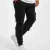 URBAN CLASSICS Herren Jogginghose Double Pocket Terry In Schwarz