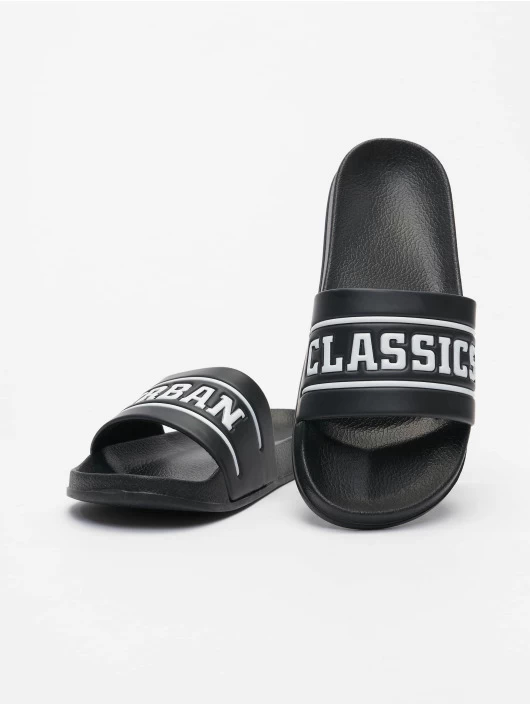 URBAN CLASSICS Sandalen UC Slides In Schwarz 1 URBAN CLASSICS Sandalen UC Slides In Schwarz