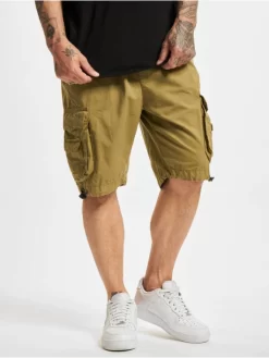 URBAN CLASSICS Herren Shorts Double Pocket In Beige