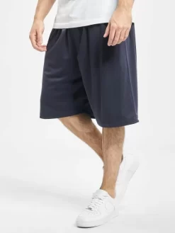 URBAN CLASSICS Herren Shorts Bball Mesh In Blau