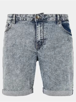 URBAN CLASSICS Herren Shorts 5 Pockets Slim Fit Denim In Blau
