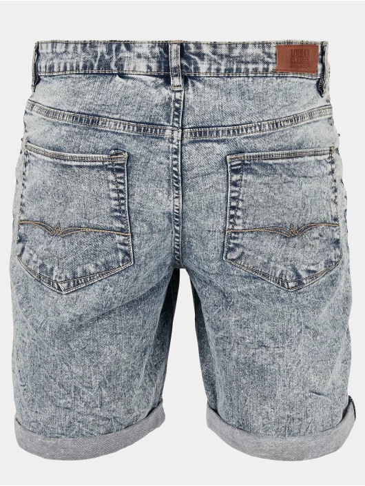 URBAN CLASSICS Herren Shorts 5 Pockets Slim Fit Denim In Blau 2 URBAN CLASSICS Herren Shorts 5 Pockets Slim Fit Denim In Blau – Bild 2