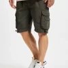 URBAN CLASSICS Herren Shorts Double Pocket In Grau