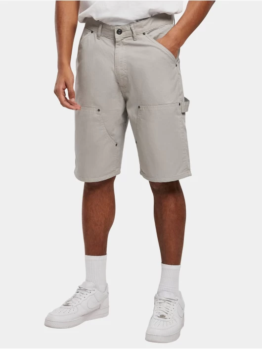 URBAN CLASSICS Herren Shorts Double Knee Carpenter In Grau 1 URBAN CLASSICS Herren Shorts Double Knee Carpenter In Grau