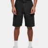 URBAN CLASSICS Herren Shorts Double Knee Carpenter In Schwarz