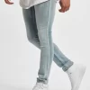 URBAN CLASSICS Herren Slim Fit Jeans Slim Fit In Blau